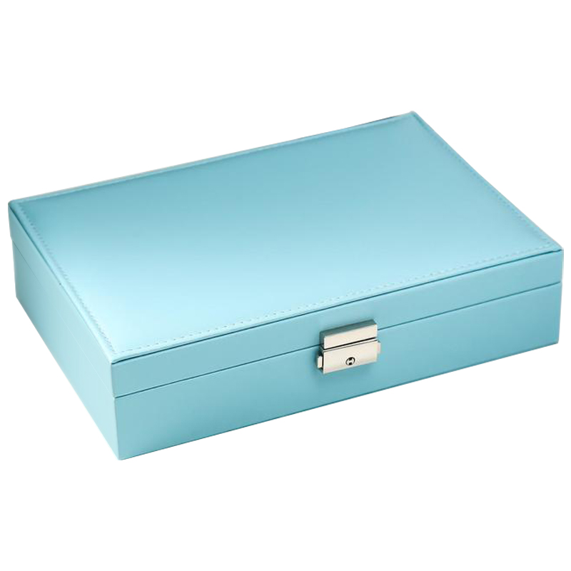 Шкатулка Azurine Jewerly Organizer Box light blue Голубой Бежевый в Санкт-петербурге | Loft Concept 