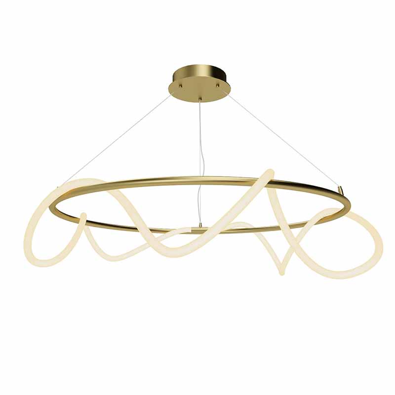 Люстра Luke Lampco Tracer Chandelier Gold 100 Белый матовое золото в Санкт-петербурге | Loft Concept 