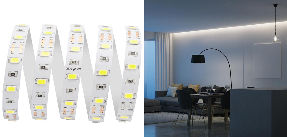 Светодиодная лента 9,6W/m 60LED/m 5630SMD холодный белый 3M Светодиодная лента 9,6W/m 60LED/m 5630SMD холодный белый 3M - Loft-Concept в Санкт-петербурге