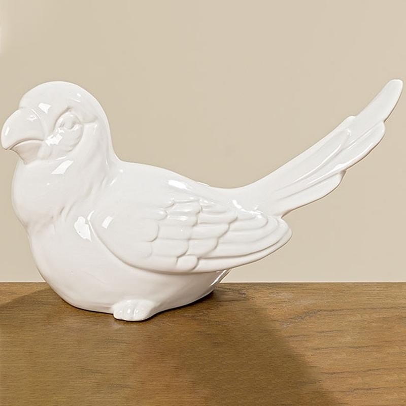 Статуэтка White Parrot Figurine Белый в Санкт-петербурге | Loft Concept 