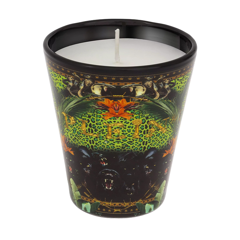 Свеча Philipp Plein Candle Jungle S Черный Мульти в Санкт-петербурге | Loft Concept 