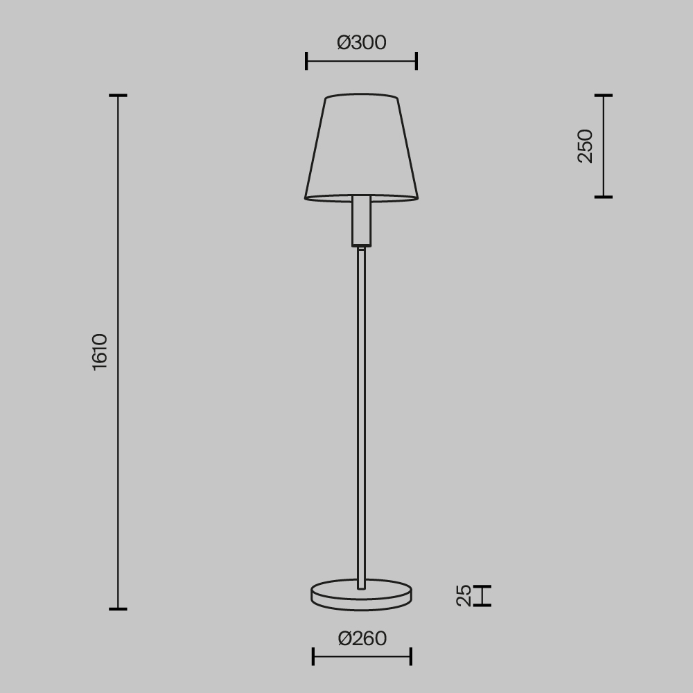 Напольный светильник Lira E27 в Санкт-петербурге
