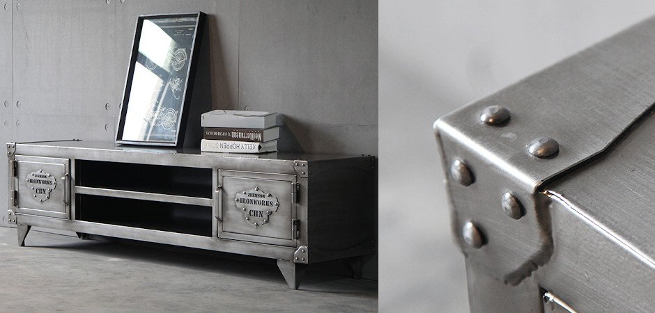 TV-тумба Loft Safe с полками TV-тумба Loft Safe с полками - Loft-Concept в Санкт-петербурге