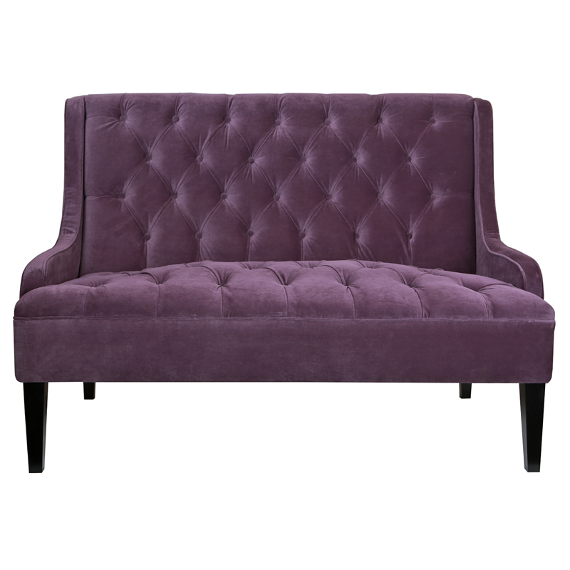 Диван Folket Sofa velour violet Фиолетовый в Санкт-петербурге | Loft Concept 