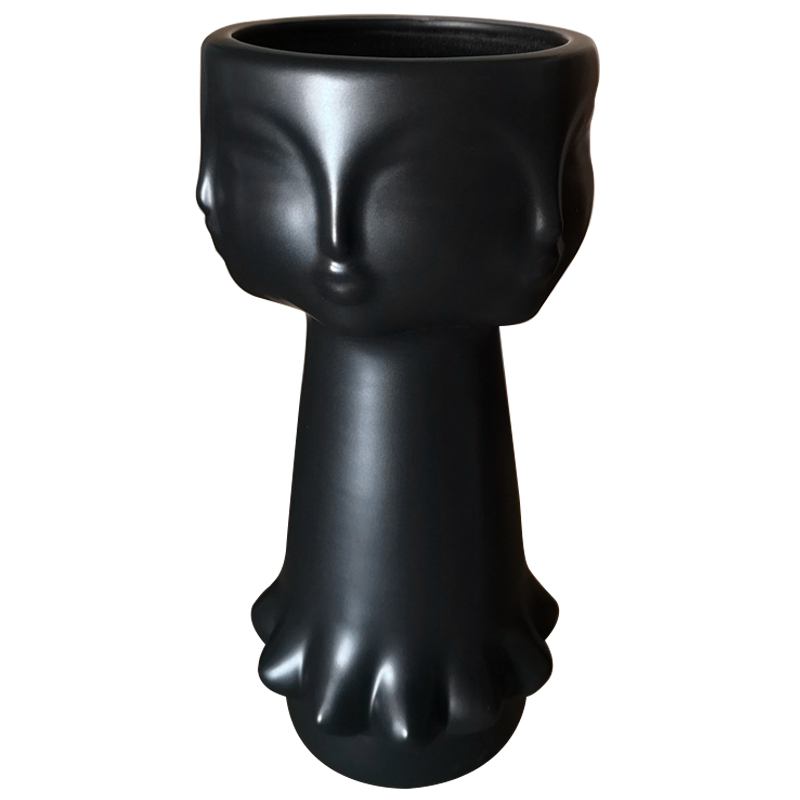 Декоративная ваза GEROGIA VASE II Black Vase Черный в Санкт-петербурге | Loft Concept 