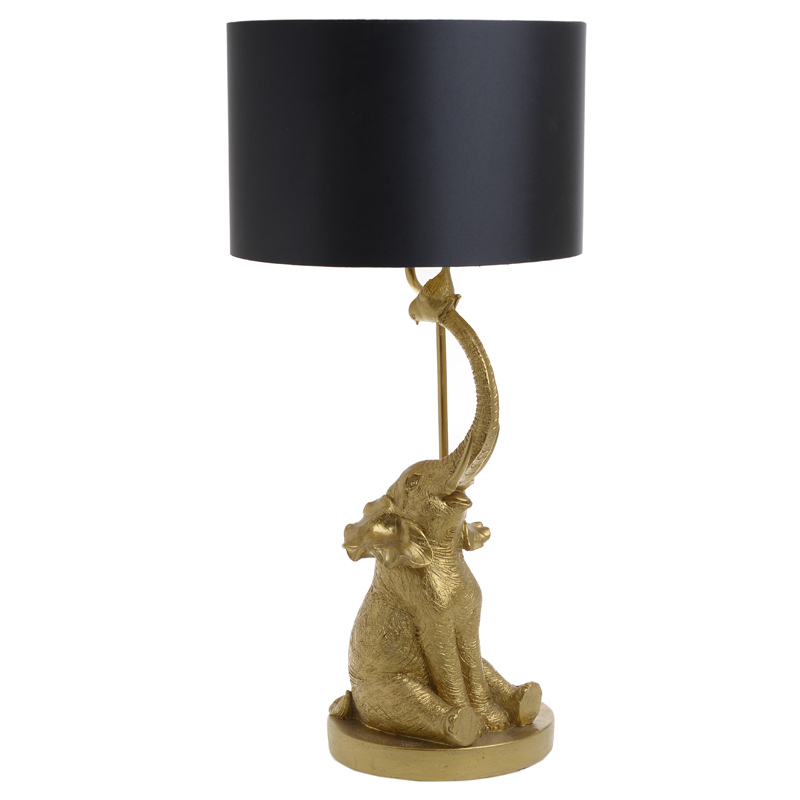 Настольная лампа Cheerful Elephant Table lamp Золотой Черный в Санкт-петербурге | Loft Concept 