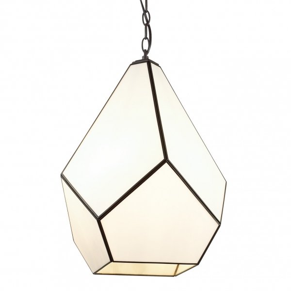 Люстра Geometry Glass Light Pendant Milk 4 Молочный в Санкт-петербурге | Loft Concept 