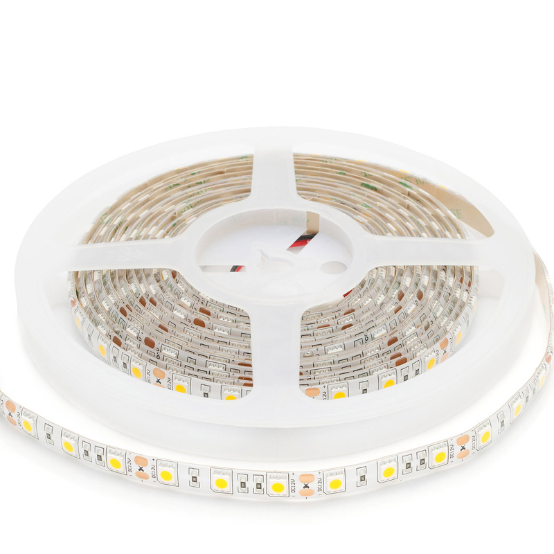 Светодиодная влагозащищенная лента 14,4W/m 60Led/m 5050SMD теплый белый Белый в Санкт-петербурге | Loft Concept 