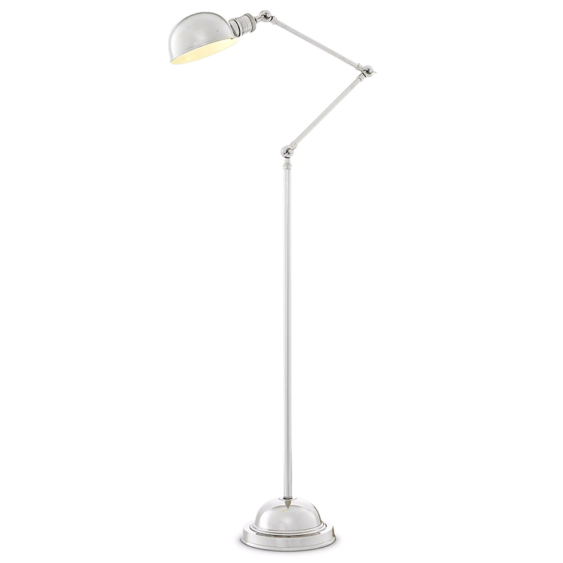 Торшер Eichholtz Floor Lamp Soho Nickel Никель в Санкт-петербурге | Loft Concept 