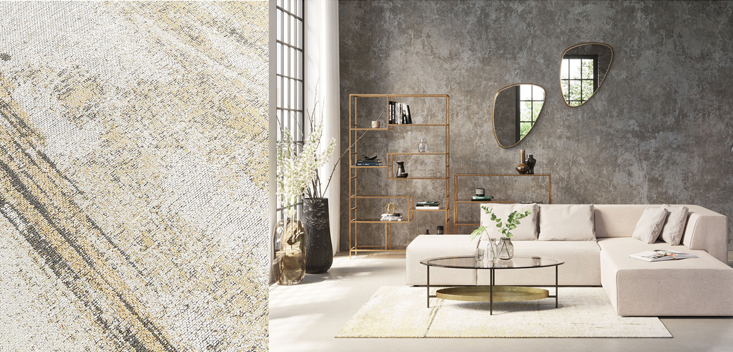 Ковер Abstraction beige - фото