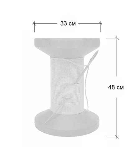 Дизайнерский табурет Thread Reel Wooden Stool в Санкт-петербурге