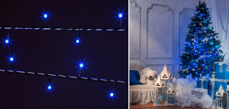 Интерьерная Гирлянда Синие диоды - Loft-Concept в Санкт-петербурге