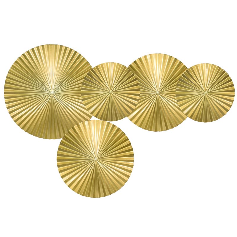 Арт-объект Apollo Gold Wall Plaque Disc 5 Золотой в Санкт-петербурге | Loft Concept 