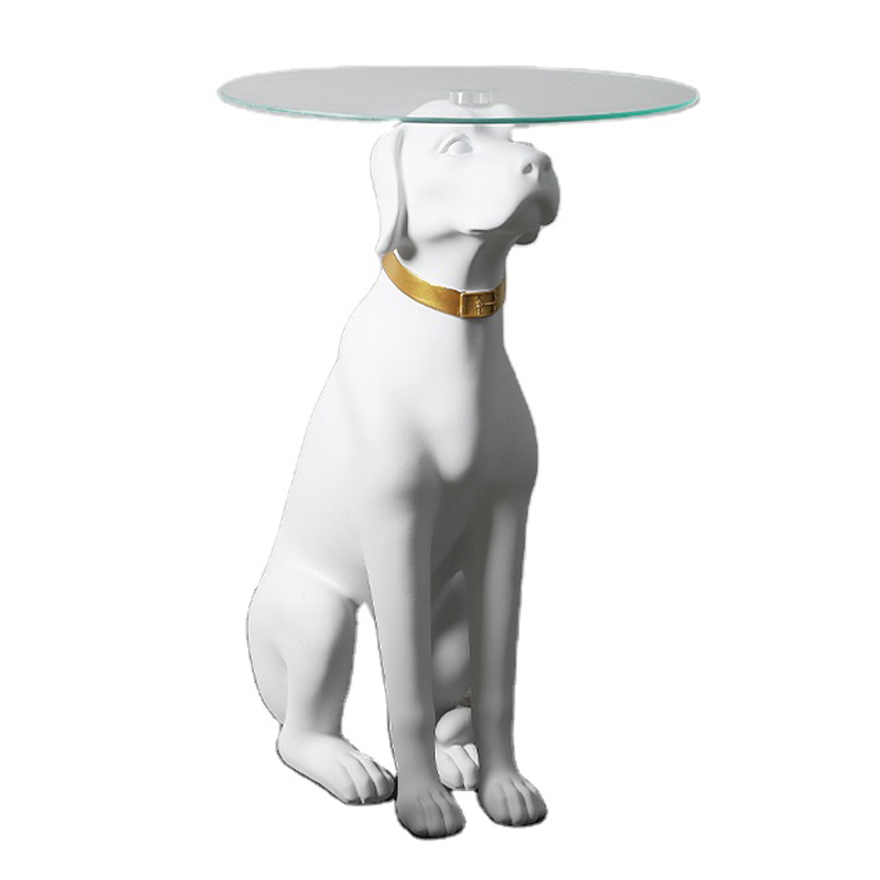 Приставной стол White Dog Table Белый в Санкт-петербурге | Loft Concept 