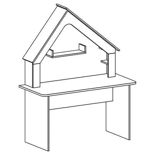 Письменный стол в детскую Tiny Town Desk в Санкт-петербурге