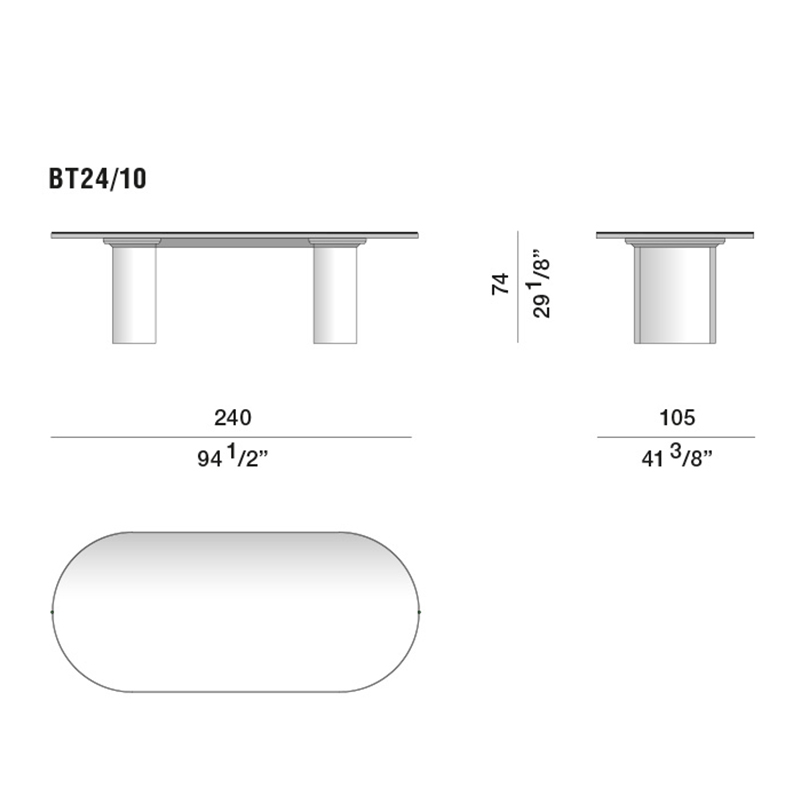 Дизайнерский рабочий стол из металла BLEVIO Table в Санкт-петербурге