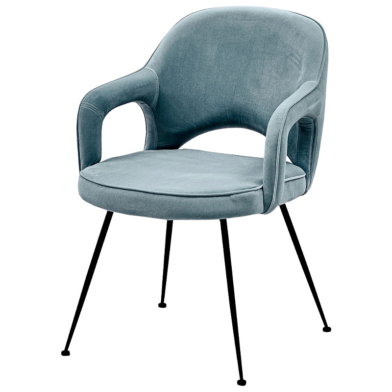 Стул Taube Stool Pastel Blue Голубой пастельный Черный в Санкт-петербурге | Loft Concept 