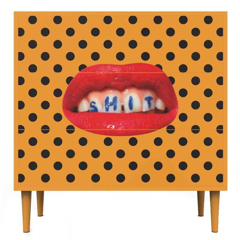 Комод Toiletpaper Shit Furniture with a Surreal Mood Желтый Комод Toiletpaper Shit Furniture with a Surreal Mood Желтый в Санкт-петербурге | Loft Concept