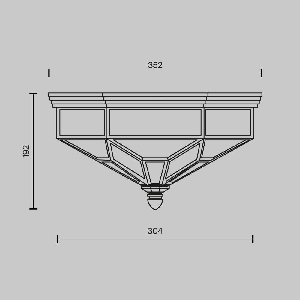 Потолочный светильник Zeil E27X3 в Санкт-петербурге