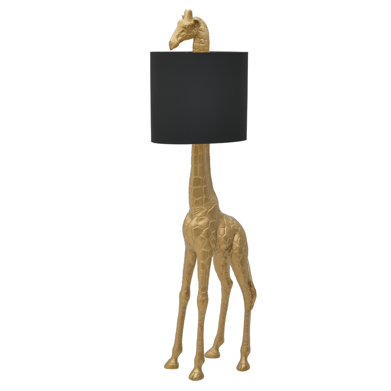 Торшер Golden Giraffe Floor lamp Черный Золотой в Санкт-петербурге | Loft Concept 