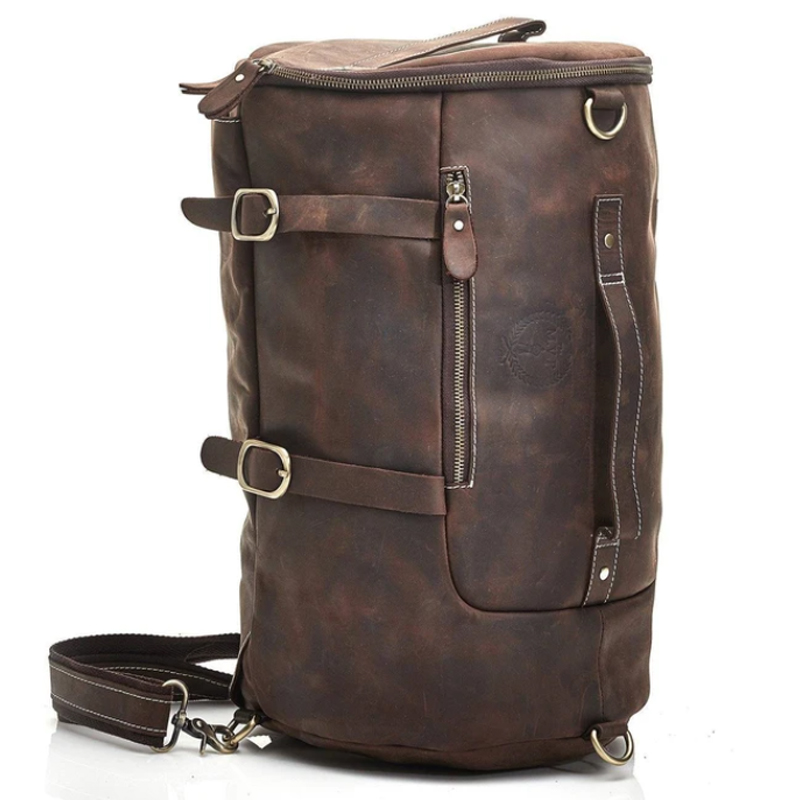 Сумка-рюкзак из коричневой винтажной кожи HERITAGE BROWN LEATHER RUCKSACK Коричневый винтаж Сумка-рюкзак из коричневой винтажной кожи HERITAGE BROWN LEATHER RUCKSACK Коричневый винтаж в Санкт-петербурге | Loft Concept