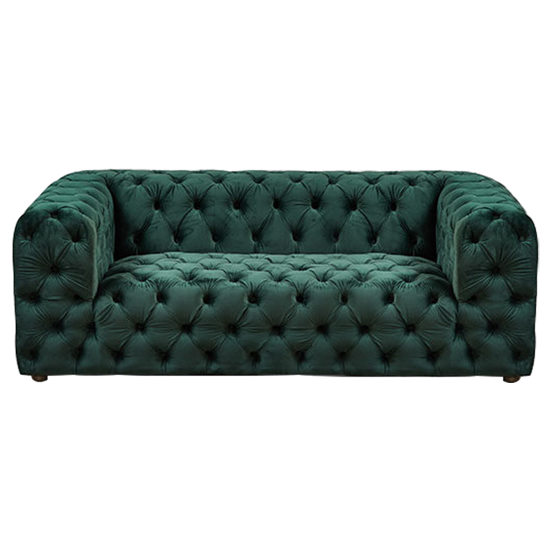 Диван Green Soho Tufted Sofa Зеленый Зеленый в Санкт-петербурге | Loft Concept 