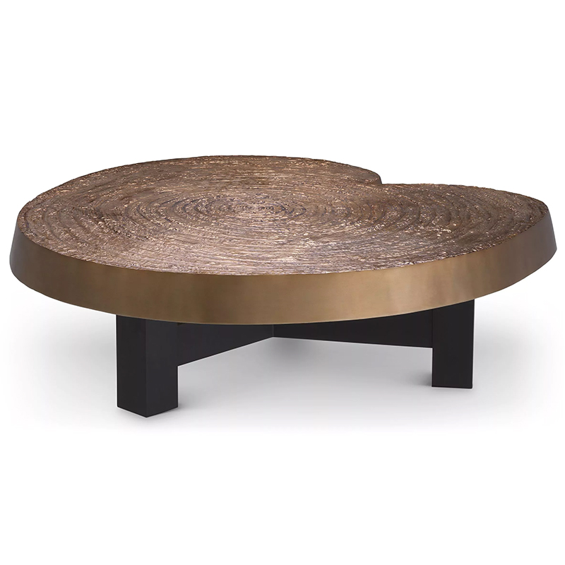 Кофейный стол Eichholtz Coffee Table Anabelle Черный Золотой в Санкт-петербурге | Loft Concept 