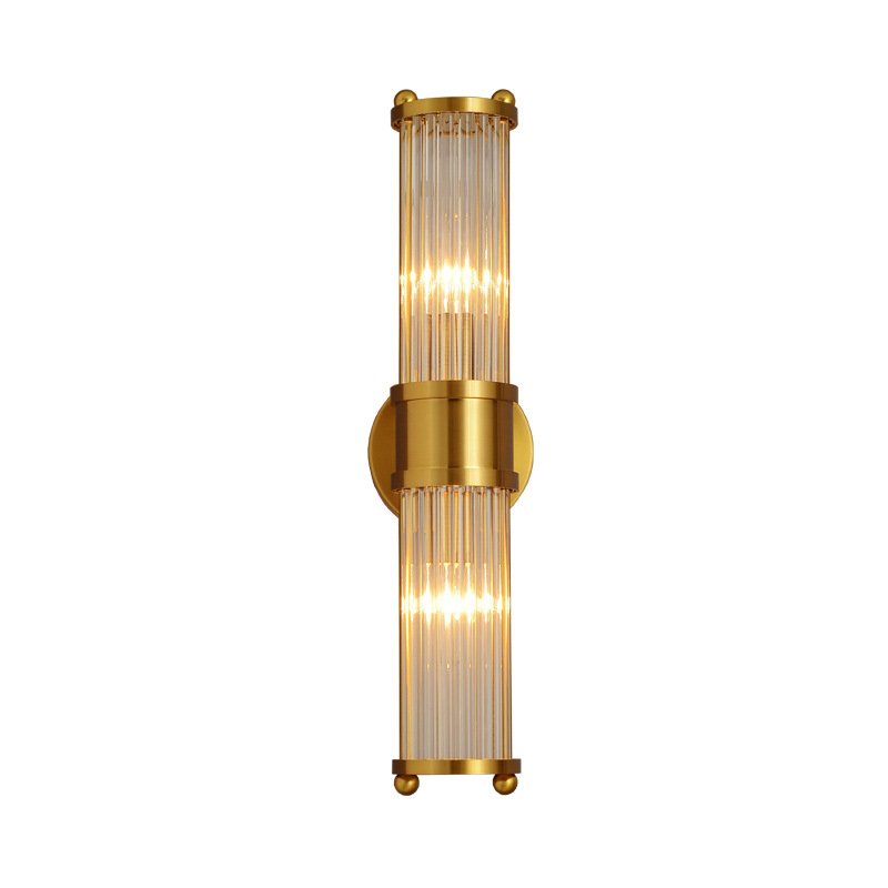 Ralph Lauren Бра Allen Double Light Brass Латунь Прозрачный (Transparent) в Санкт-петербурге | Loft Concept 