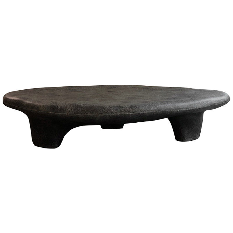 Кофейный стол Stone Coffee Table Black Черный в Санкт-петербурге | Loft Concept 