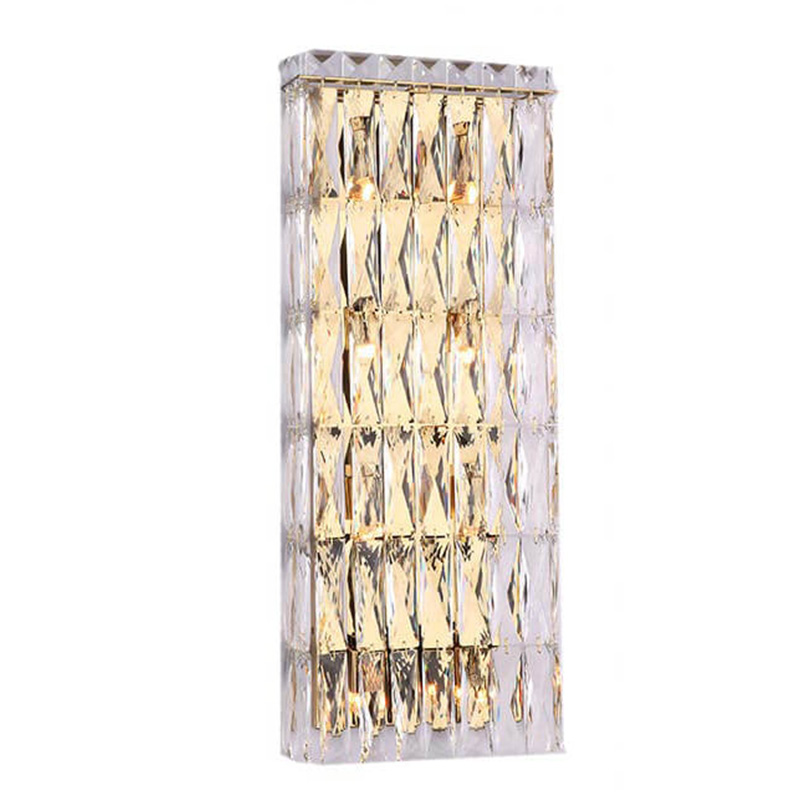 Бра Crystal Regena Gold Wall Lamp 8 Золотой Прозрачный (Transparent) в Санкт-петербурге | Loft Concept 