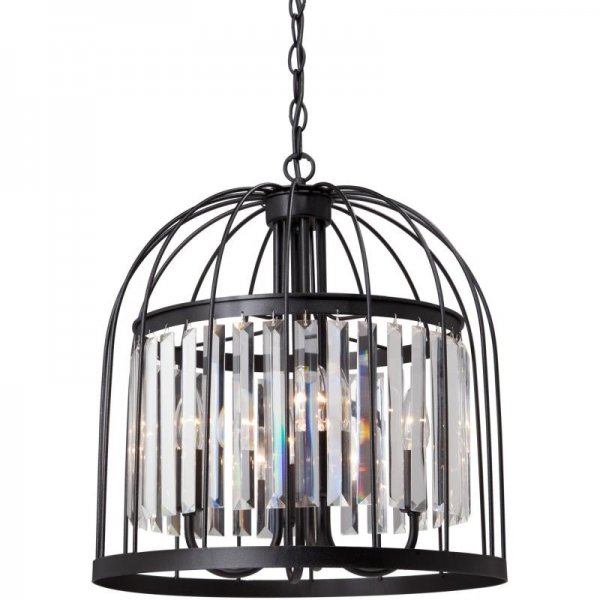 Люстра Birdcage Chandelier Fountain Black  в Санкт-петербурге | Loft Concept 