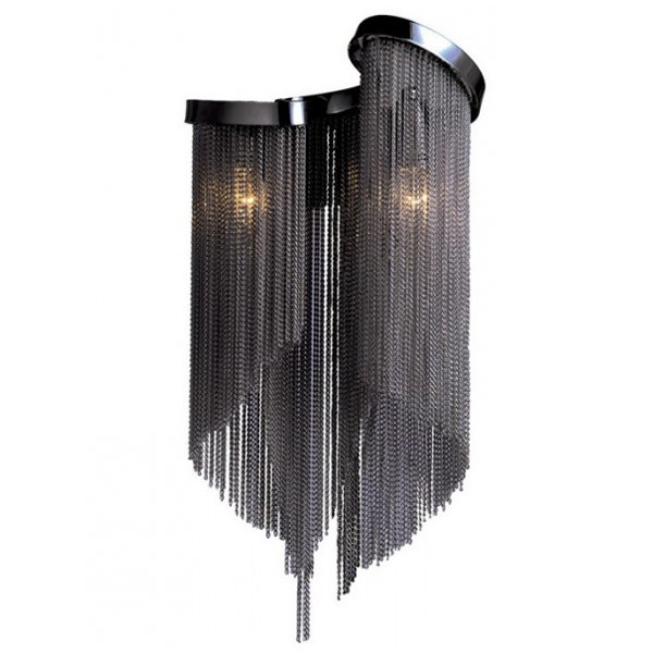 Бра Atlantis Chain Wall lamp Black Темный хром в Санкт-петербурге | Loft Concept 