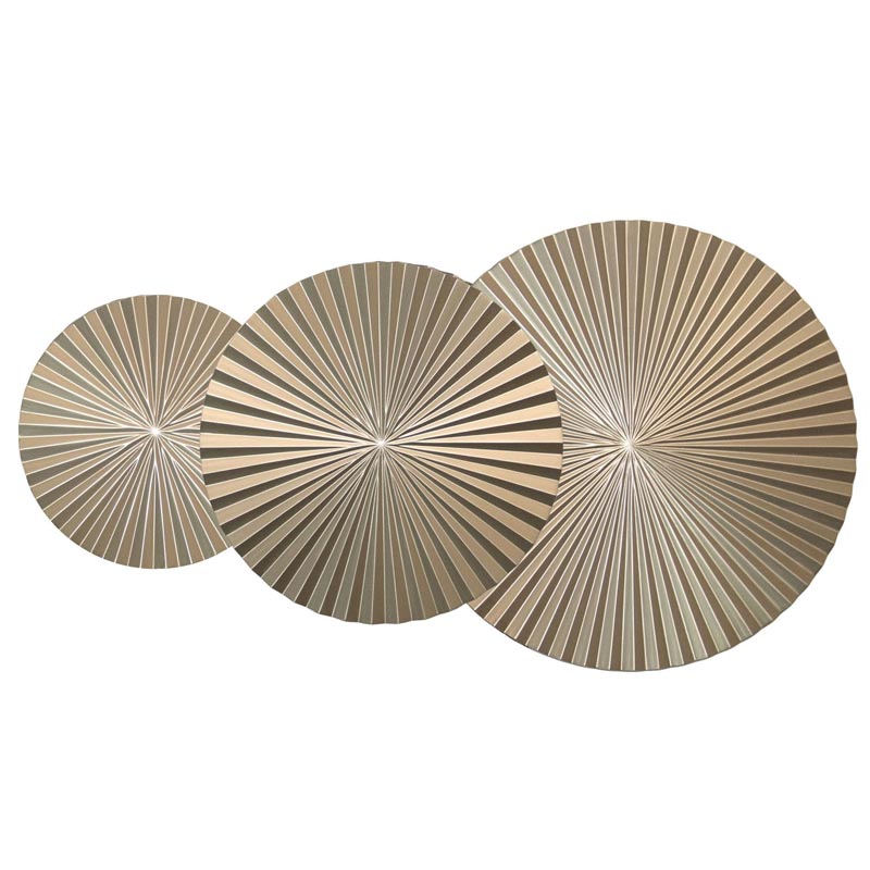 Арт-объект Apollo Champagne Wall Plaque Disc 3 Золотой Шампань в Санкт-петербурге | Loft Concept 