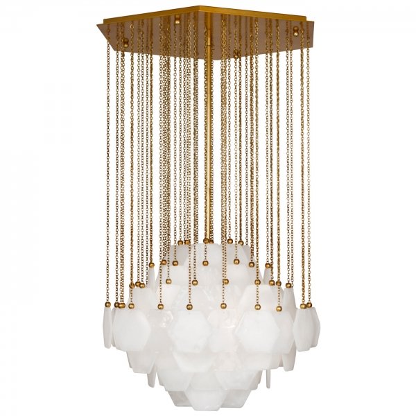 Люстра Jonathan Adler VIENNA LARGE CHANDELIER Латунь в Санкт-петербурге | Loft Concept 