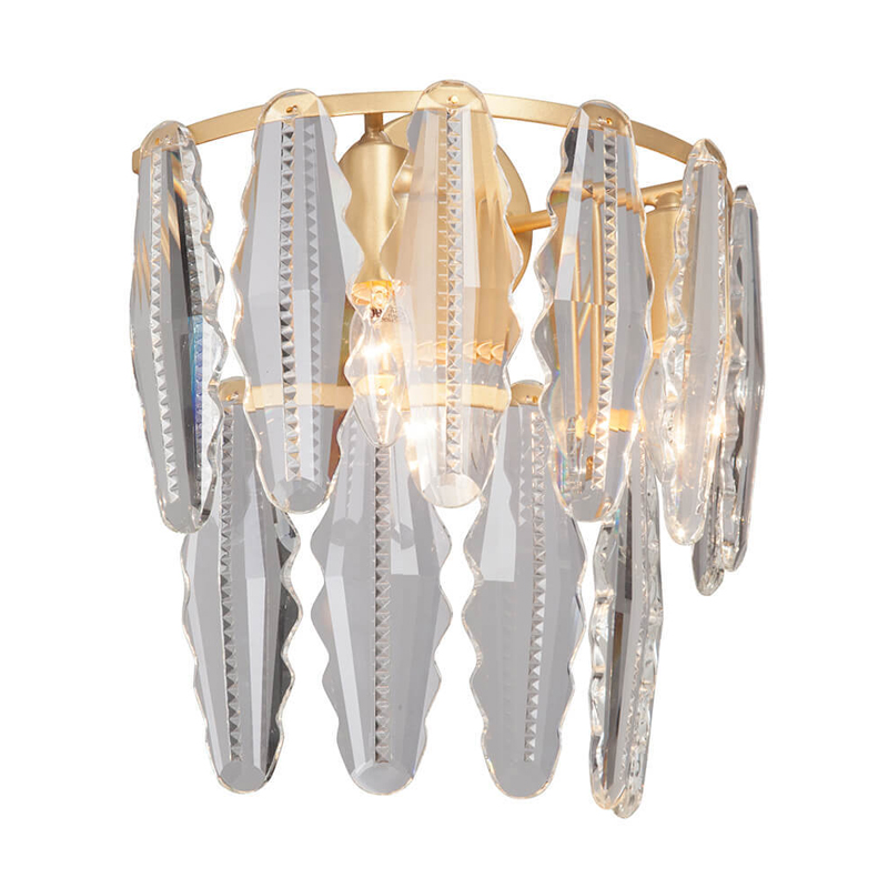 Бра Maogan Textured Sconce Золотой Прозрачный (Transparent) в Санкт-петербурге | Loft Concept 