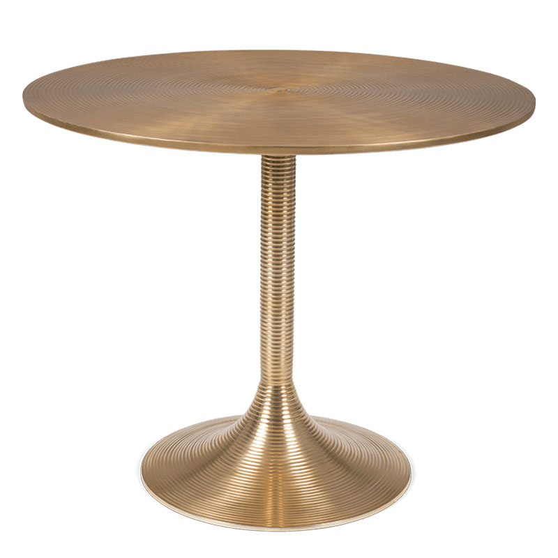 Кофейный столик HYPNOTISING ROUND COFFEE TABLE GOLD BM23002 Bold Monkey Золотой в Санкт-петербурге | Loft Concept 