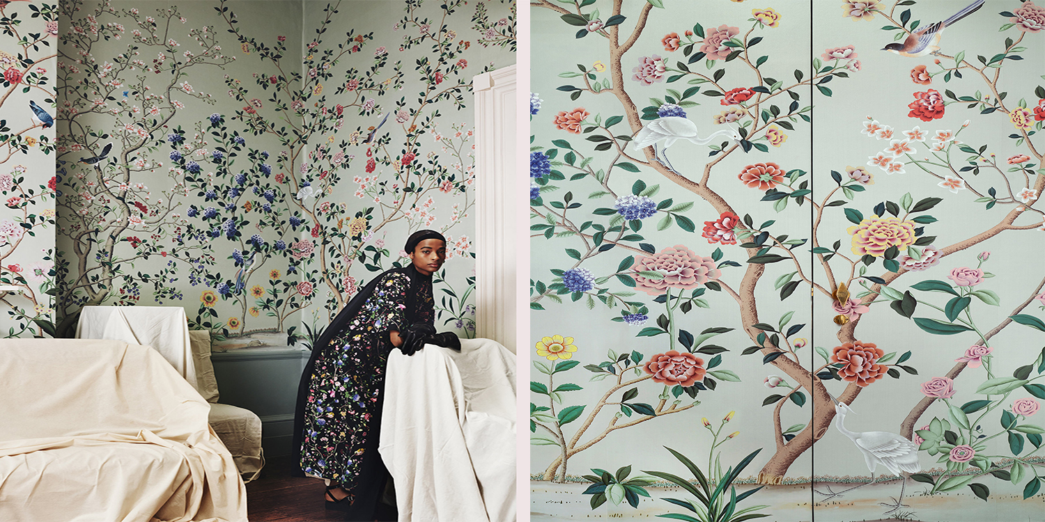 Обои ручная роспись Erdem Adam Grey - фото №1