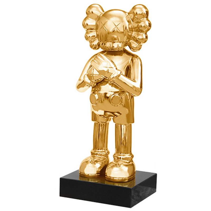 Статуэтка KAWS Gold on stand Золотой в Санкт-петербурге | Loft Concept 