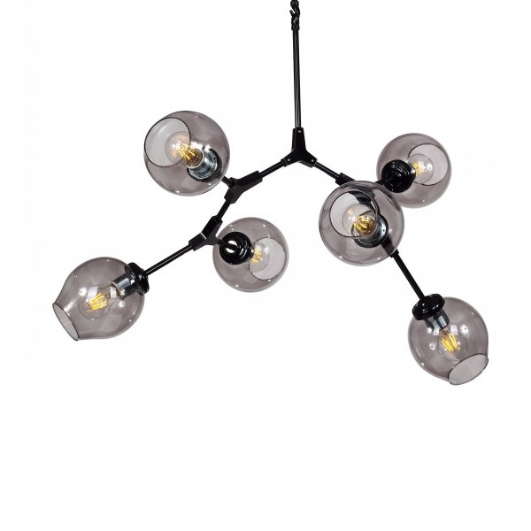 Люстра Branching Bubble Chandelier 6 Black Черный в Санкт-петербурге | Loft Concept 