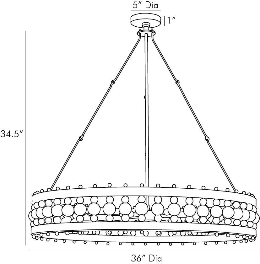 Люстра Arteriors ESME CHANDELIER в Санкт-петербурге