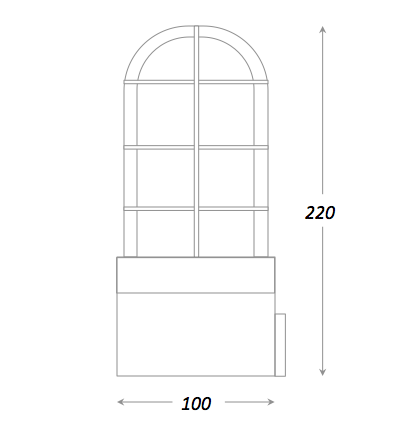 Настольная лампа Steampunk Cage Glass Edison Table lamp в Санкт-петербурге