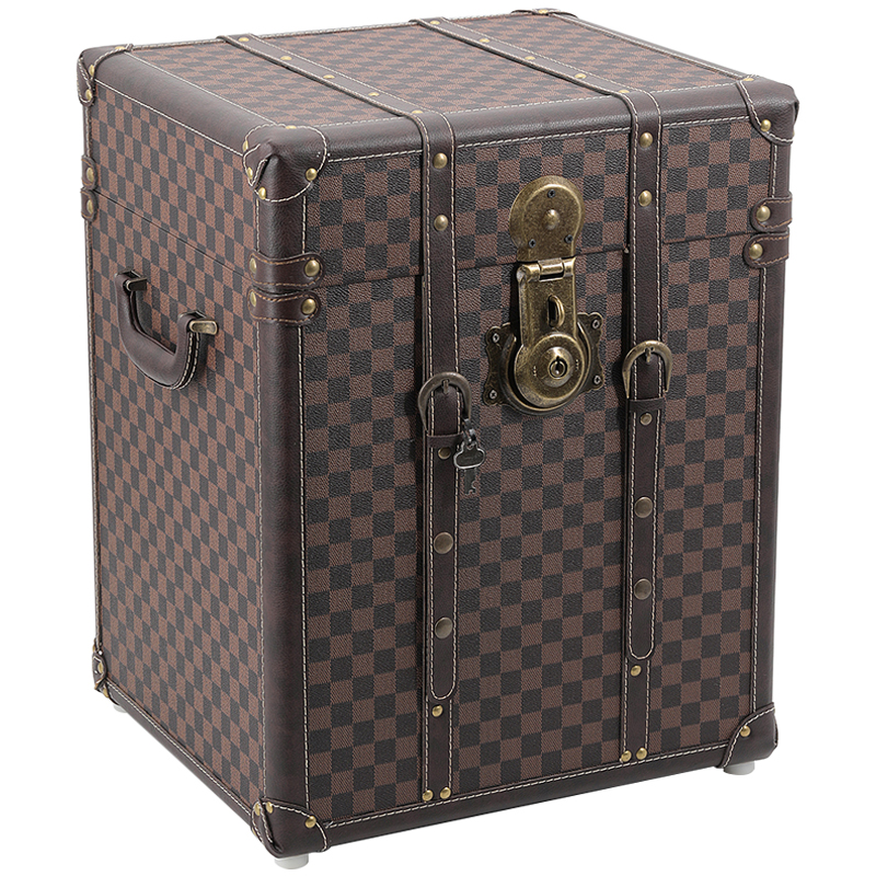 Сундук Louis Vuitton Design Wooden Chest Коричневый Латунь в Санкт-петербурге | Loft Concept 