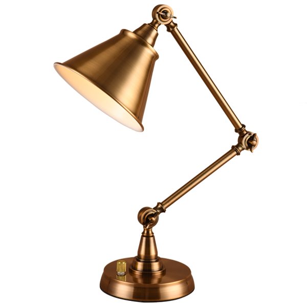 Настольная лампа 20TH C.Factory FilamentI Table Lamp antique brass Античная Бронза в Санкт-петербурге | Loft Concept 