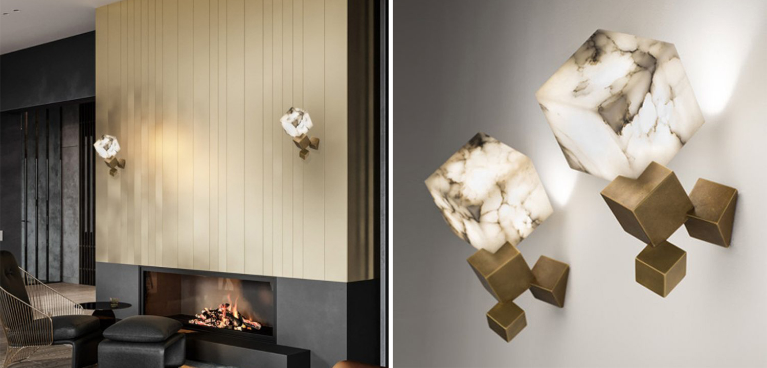 Бра Marble Cube Wall lamp - фото