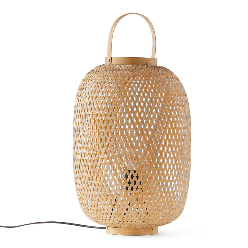 Настольная лампа Lantern Wicker Table lamp Бежевый в Санкт-петербурге | Loft Concept 