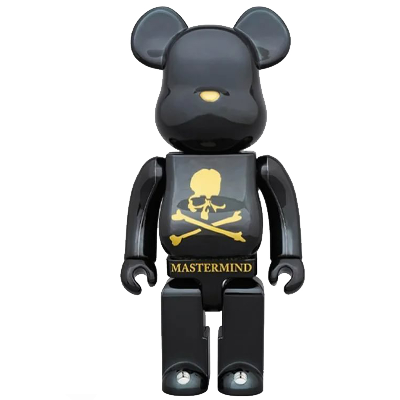 Статуэтка Bearbrick Black Mastermind Черный в Санкт-петербурге | Loft Concept 