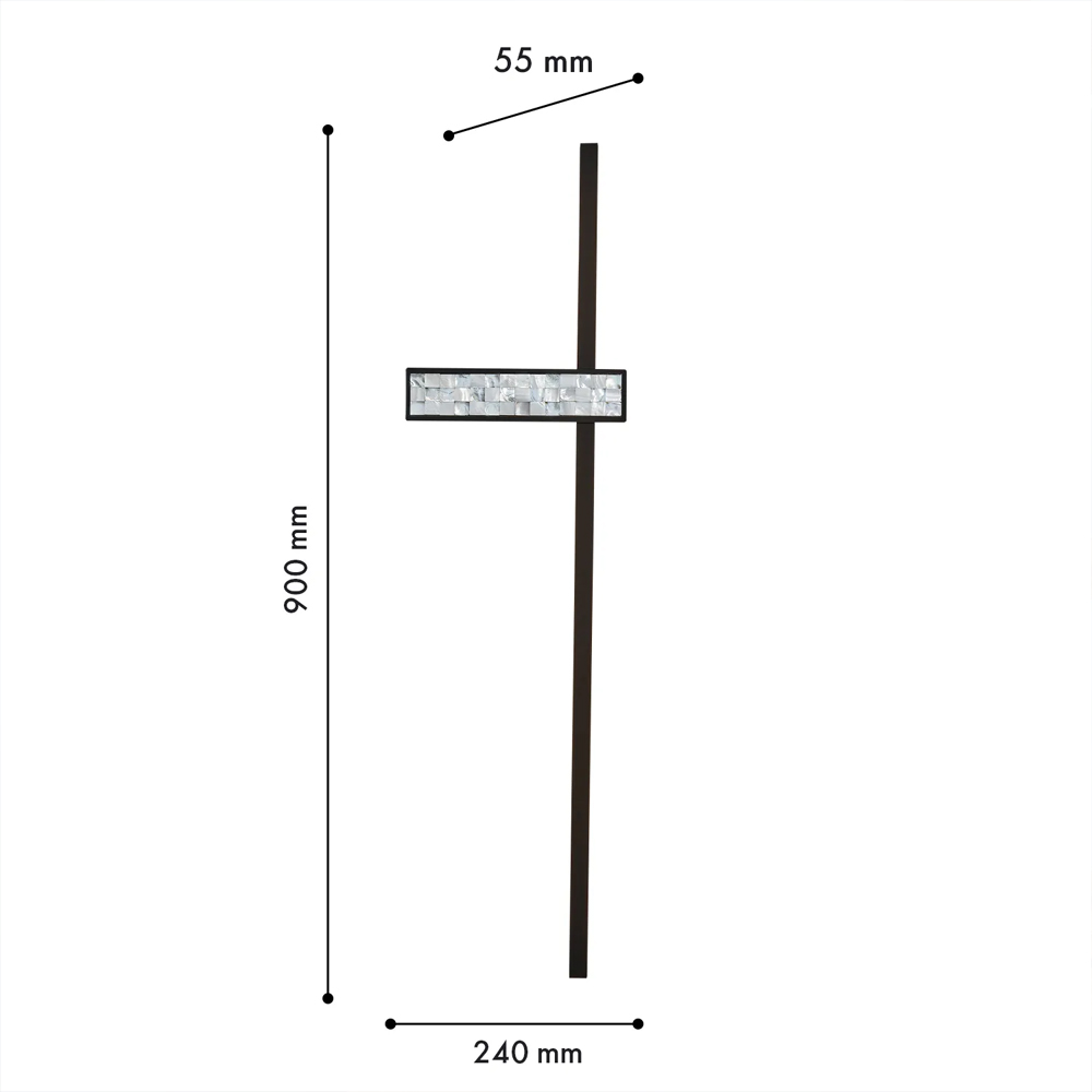 Бра с декором из перламутровой морской ракушки Touch of Marine Charm в Санкт-петербурге