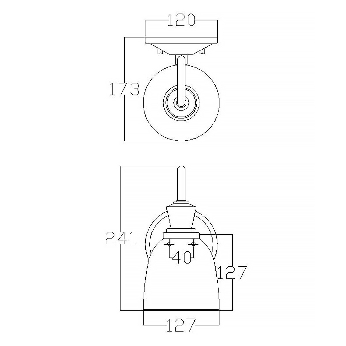 Бра с матовым ребристым плафоном в форме колокола Kichler в Санкт-петербурге