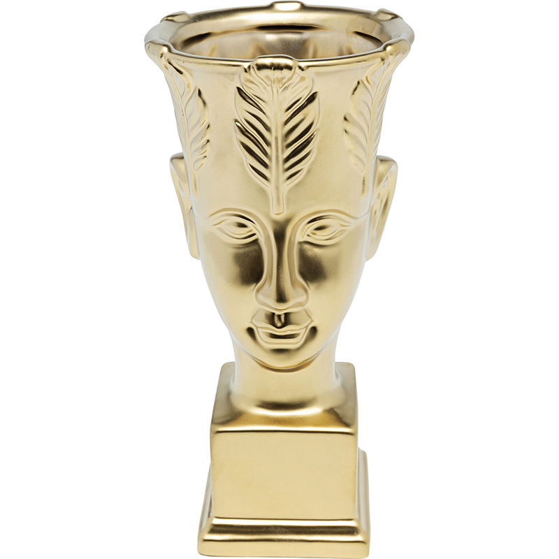 Ваза Golden Face Vase 26 Золотой в Санкт-петербурге | Loft Concept 