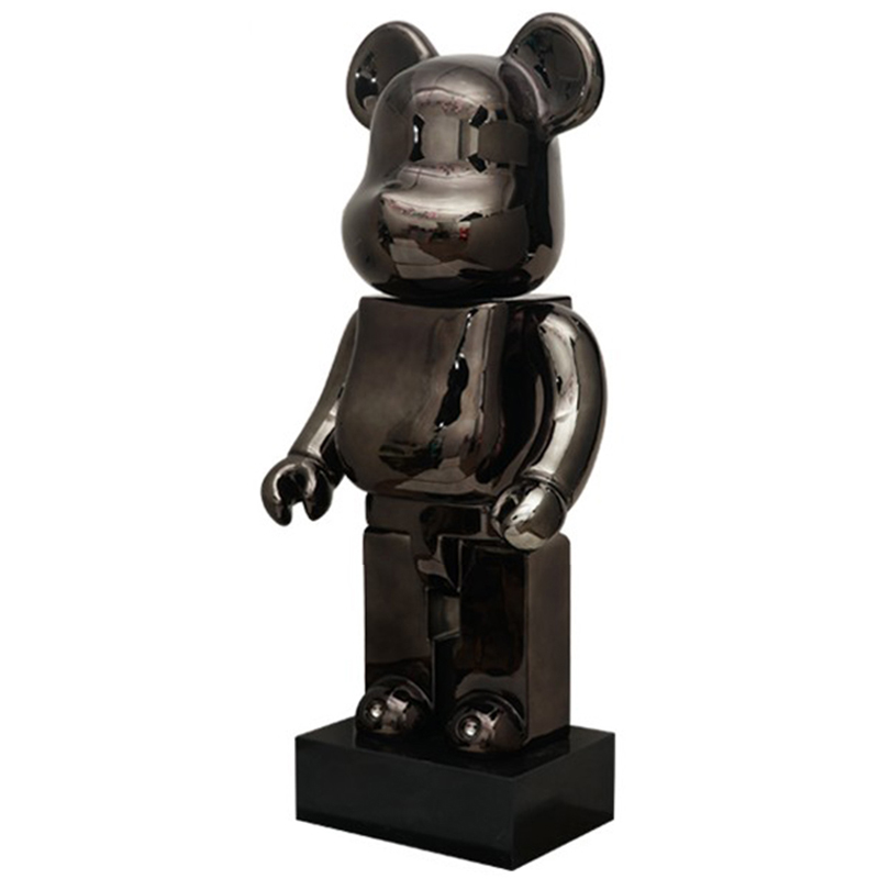 Статуэтка Bearbrick Black on stand Черный в Санкт-петербурге | Loft Concept 